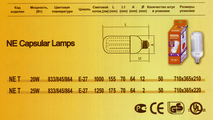     NAKAI Capsular Lamps
